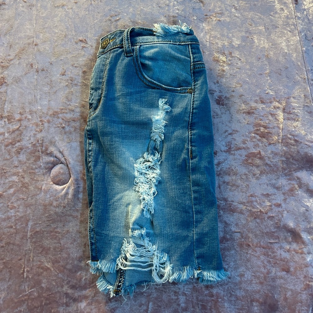 y2k Machine Nouvelle Mode denim skirt